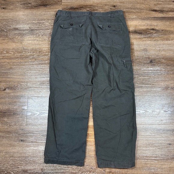Dockers D3 Classic Mens Cargo Pants Olive Green Size 38x30 Utility Pockets - Picture 1 of 11